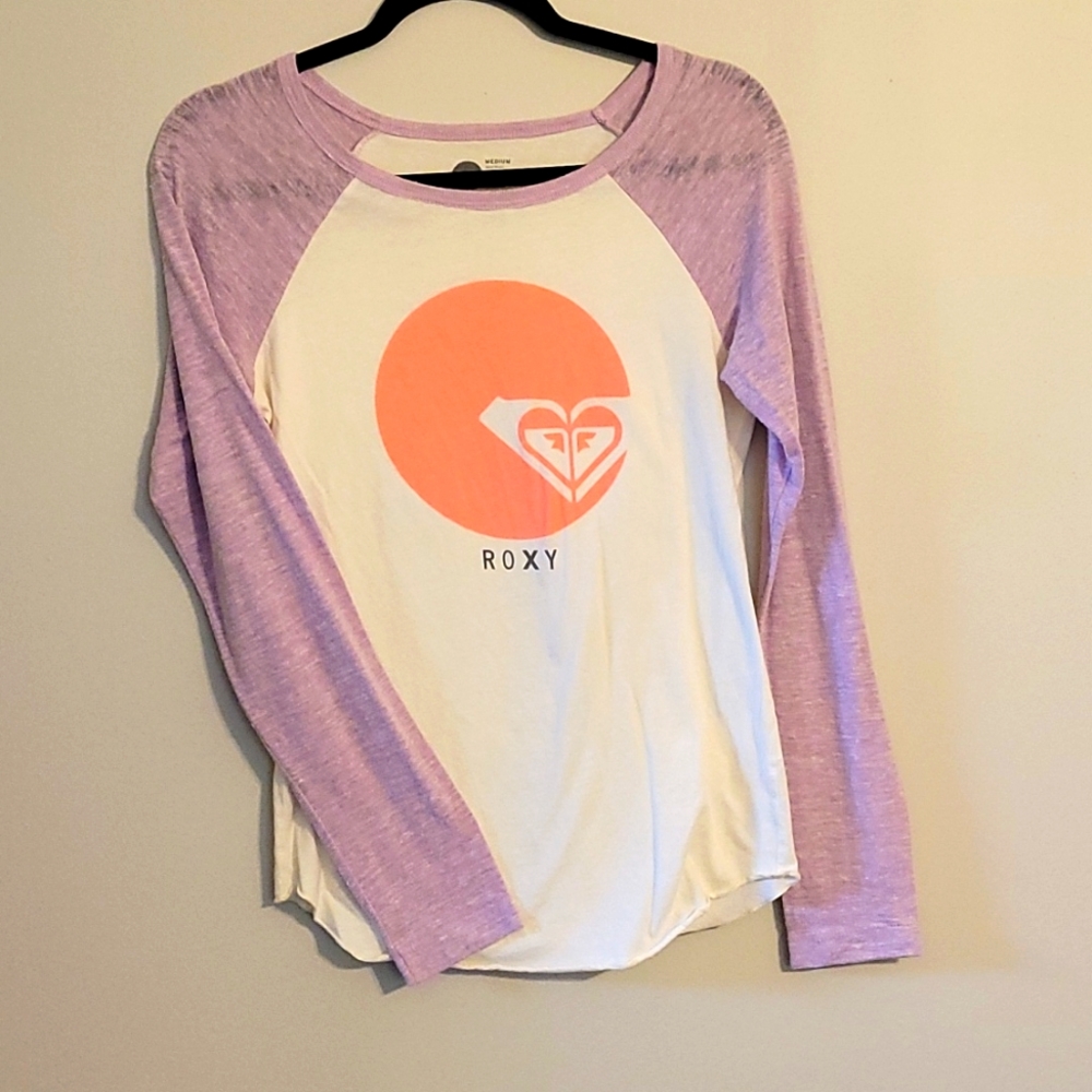 Roxy long sleeve logo tee